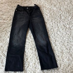 Art class black wide leg jeans